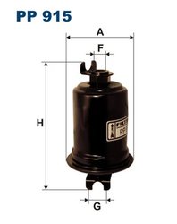 Filtru combustibil Filtron PP 915