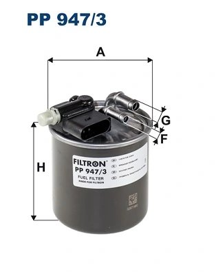 FILTRU COMBUSTIBIL FILTRON PP 947/3 - Compatibil cu INFINITI, MERCEDES-BENZ
