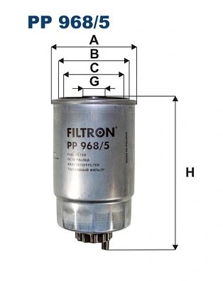 FILTRU COMBUSTIBIL FILTRON PP 968/5 - Compatibil cu CHRYSLER, DODGE, FIAT, JEEP, LANCIA