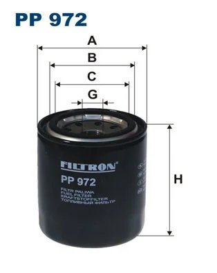 Filtru combustibil Filtron PP 972