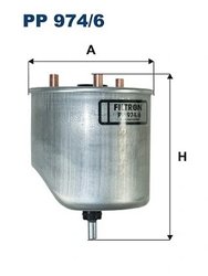 FILTRU COMBUSTIBIL FILTRON PP 974/6 - Compatibil cu CITROEN, DS, FIAT, GAZ, MITSUBISHI, PEUGEOT, TOYOTA