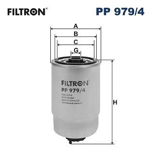Filtru combustibil Filtron PP 979/4