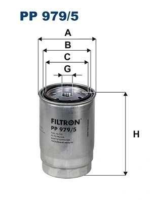 FILTRU COMBUSTIBIL FILTRON PP 979/5 - Compatibil cu HYUNDAI, KIA