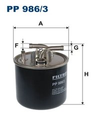 Filtru combustibil Filtron PP 986/3