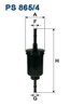 FILTRU COMBUSTIBIL FILTRON PS 865/4 - Compatibil cu FORD, MAZDA