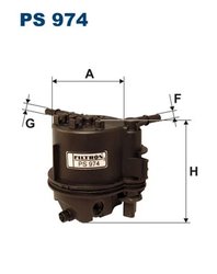 Filtru combustibil Filtron PS 974