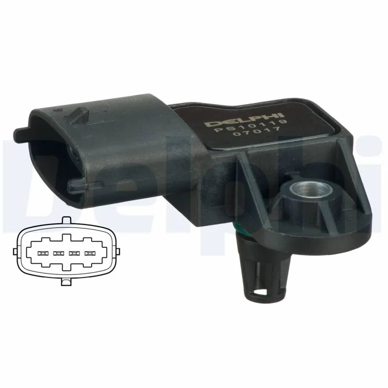 SENZOR PRESIUNE GALERIE ADMISIE DELPHI PS10119 - Compatibil cu RENAULT, SUZUKI