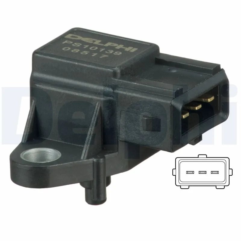 SENZOR PRESIUNE SUPRAALIMENTARE DELPHI PS10139 - Compatibil cu BMW, LAND ROVER, OPEL