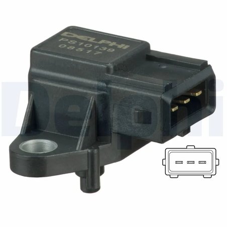 SENZOR PRESIUNE SUPRAALIMENTARE DELPHI PS10139 - Compatibil cu BMW, LAND ROVER, OPEL