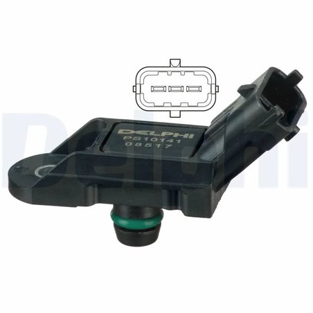 SENZOR PRESIUNE SUPRAALIMENTARE DELPHI PS10141 - Compatibil cu ABARTH, ALFA ROMEO, FIAT, FORD, LANCIA, NISSAN, OPEL, RENAULT, SM