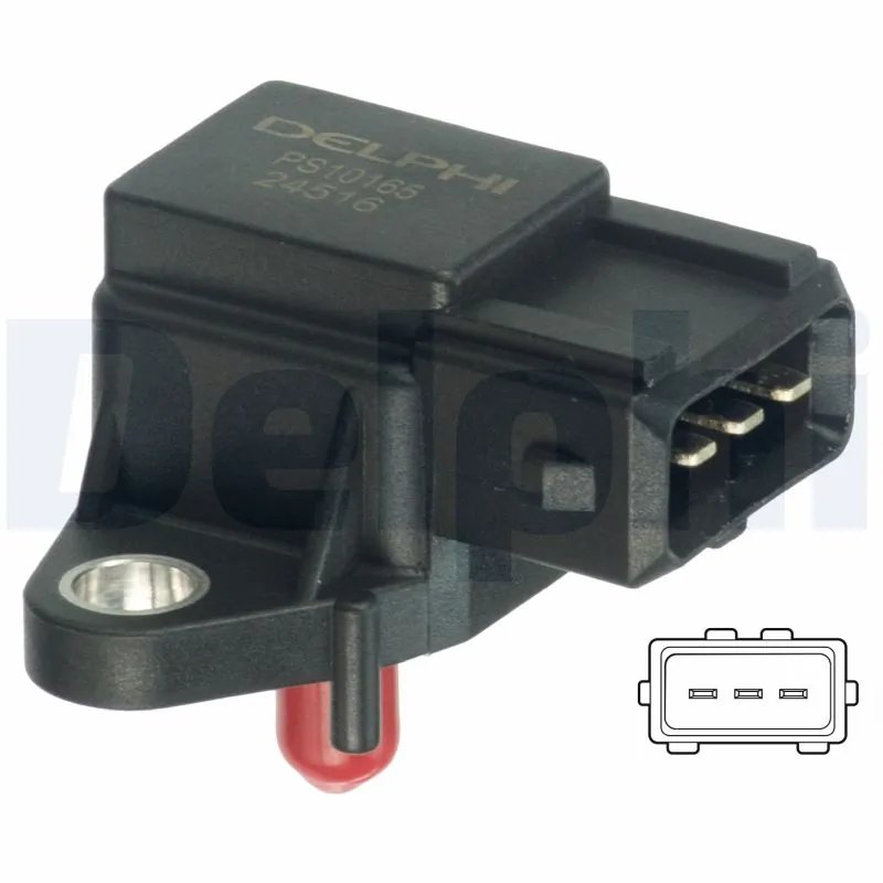 SENZOR PRESIUNE GALERIE ADMISIE DELPHI PS10165 - Compatibil cu AUDI, BMW, LAND ROVER, OPEL, VAUXHALL, VOLVO
