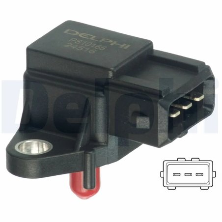 SENZOR PRESIUNE GALERIE ADMISIE DELPHI PS10165 - Compatibil cu AUDI, BMW, LAND ROVER, OPEL, VAUXHALL, VOLVO