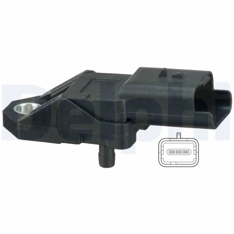 SENZOR PRESIUNE SUPRAALIMENTARE DELPHI PS10180 - Compatibil cu CITROEN, DS, FIAT, FORD, LANCIA, PEUGEOT