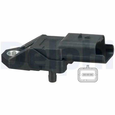 SENZOR PRESIUNE SUPRAALIMENTARE DELPHI PS10180 - Compatibil cu CITROEN, DS, FIAT, FORD, LANCIA, PEUGEOT