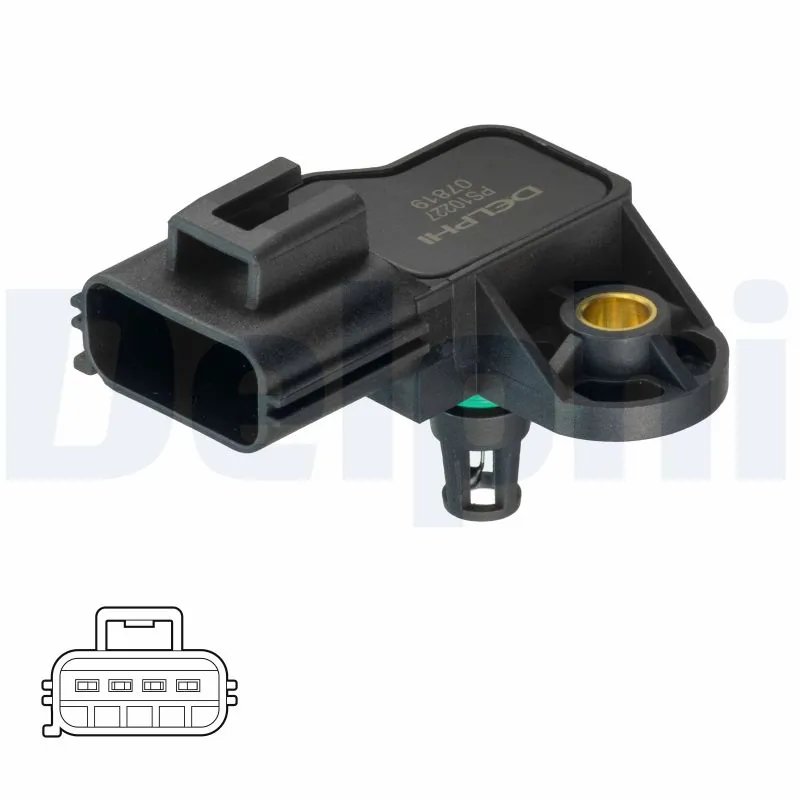 SENZOR PRESIUNE SUPRAALIMENTARE DELPHI PS10227 - Compatibil cu MAZDA
