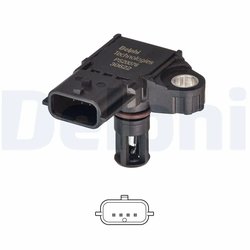 Senzor presiune supraalimentare Delphi PS20076-12B1