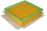 FILTRU AER PURRO PUR-PA5035 - Compatibil cu OPEL