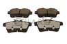 SET PLACUTE FRANA QUARO QP4109C - Compatibil cu CITROEN, DS, DS (CAPSA), PEUGEOT