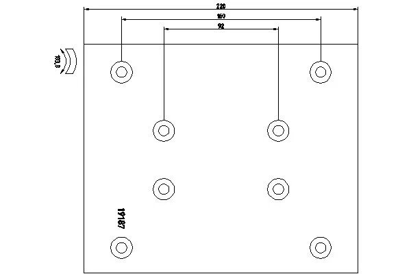 Set garnituri de frictiune frana tambur DON RN1041S7100