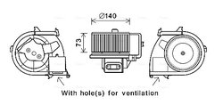 Ventilator habitaclu Ava Quality Cooling RT8594