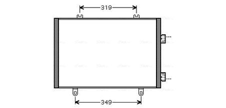 RADIATOR CLIMATIZARE AVA QUALITY COOLING RTA5349 - Compatibil cu RENAULT, RENAULT TRUCKS