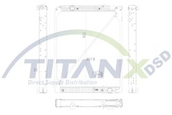 Radiator racire motor TITANX RX119001