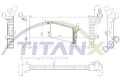 Radiator racire motor TITANX RX119006