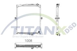 Radiator racire motor TITANX RX129010