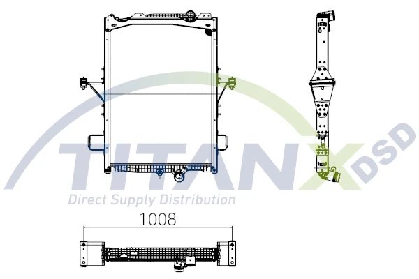 RADIATOR RACIRE MOTOR TITANX RX129011 - Compatibil cu VOLVO