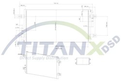 Radiator racire motor TITANX RX129014