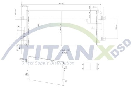 Radiator racire motor TITANX RX129014