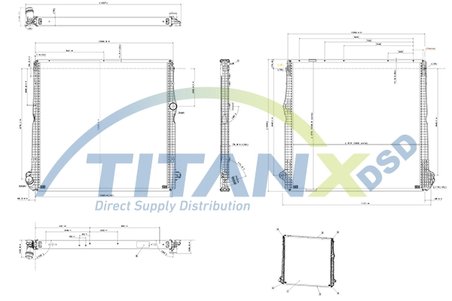 Radiator racire motor TITANX RX149008
