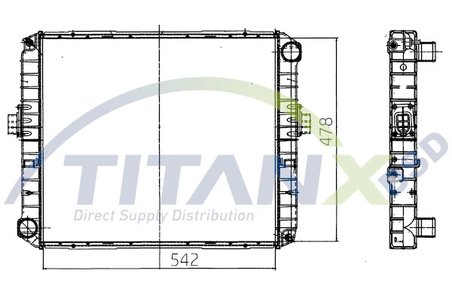 Radiator racire motor TITANX RX159001