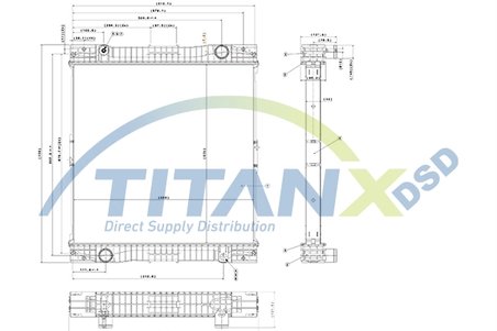 Radiator racire motor TITANX RX609003