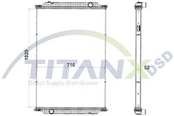 Radiator racire motor TITANX RX609017