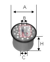 Filtru combustibil Sofima S 0910 NC