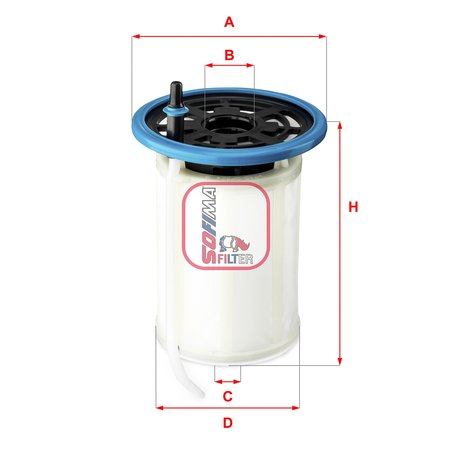 FILTRU COMBUSTIBIL SOFIMA S 0H2O NE - Compatibil cu ALFA ROMEO