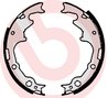 Set saboti frana Brembo S 10 502