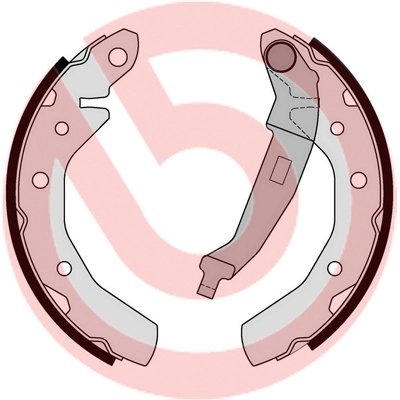 Set saboti frana Brembo S 10 517