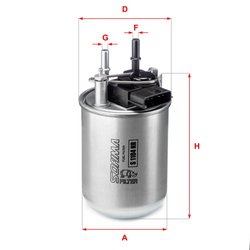 Filtru combustibil Sofima S 1104 NR