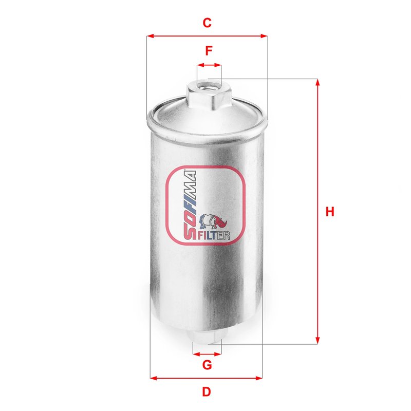 Filtru combustibil Sofima S 1504 B