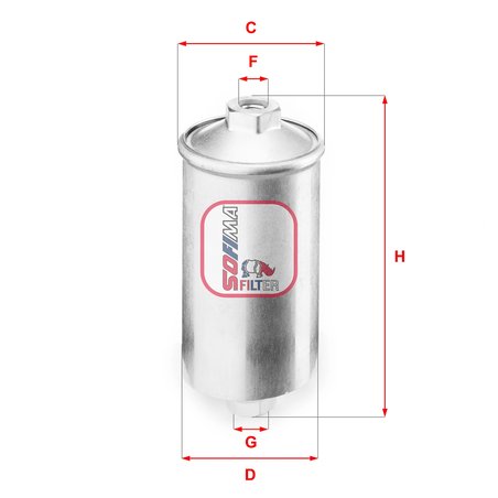 Filtru combustibil Sofima S 1504 B