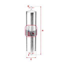 Filtru combustibil Sofima S 1838 B