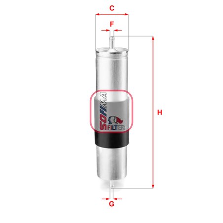 Filtru combustibil Sofima S 1839 B