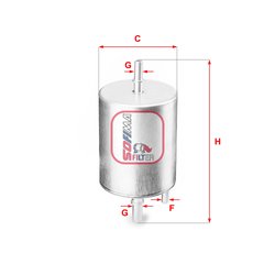 Filtru combustibil Sofima S 1919 B