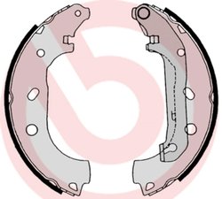 Set saboti frana Brembo S 24 539