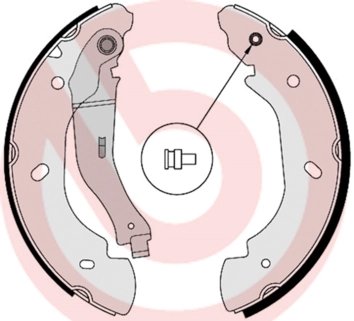 Set saboti frana Brembo S 24 538