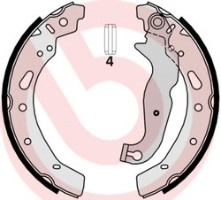 SET SABOTI FRANA BREMBO S 24 540 - Compatibil cu FORD, MAZDA