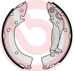 SET SABOTI FRANA BREMBO S 30 519 - Compatibil cu HYUNDAI, KIA
