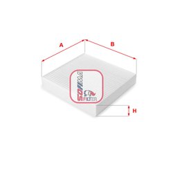 FILTRU AER HABITACLU SOFIMA S 3109 C - Compatibil cu DAIHATSU, FIAT, HONDA, SUBARU, SUZUKI, TOYOTA